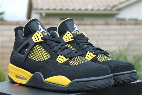 Shop online at Finish Line for Jordan Retro 4 shoes to upgrade your look. . Thunder 4s men